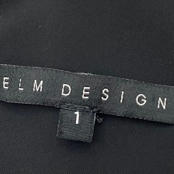 Elm Design Icelandic Artsy Lagenlook Draped Little Black Dress 1 Chic Minimalist - Picture 10 of 10